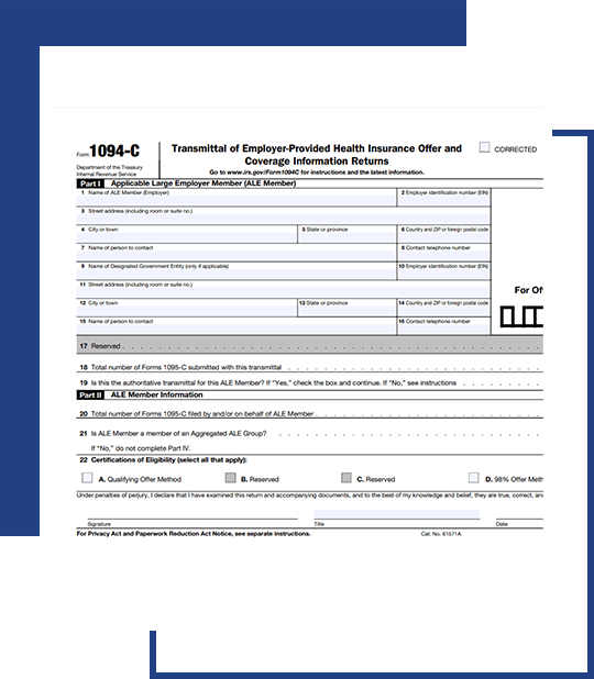 A picture of the irs form 1 0 9 6-c.